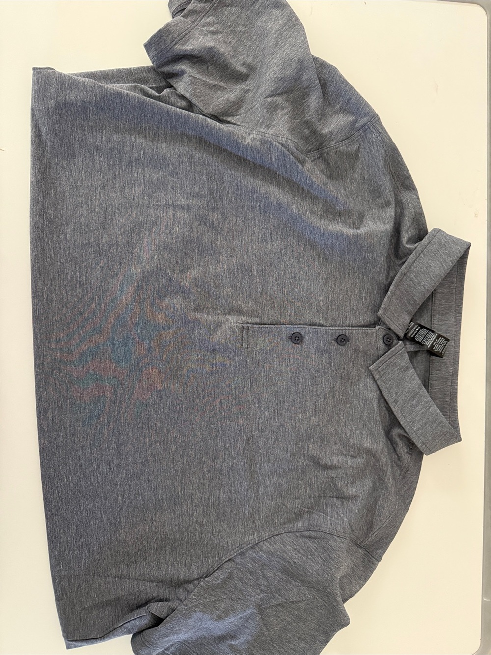 lululemon athletica Men's Heather Gray Polo